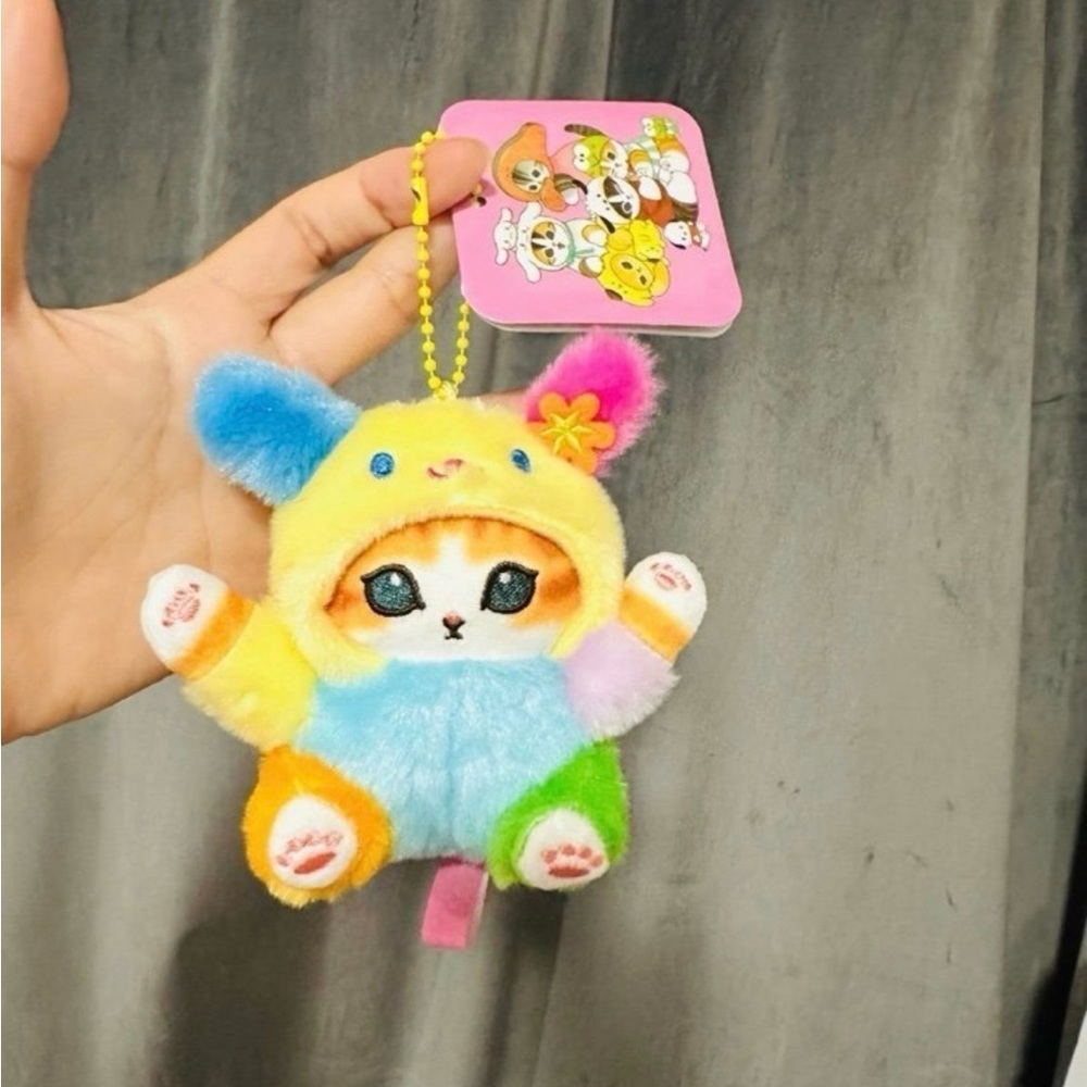 Mofusand X Usahana plush keychain